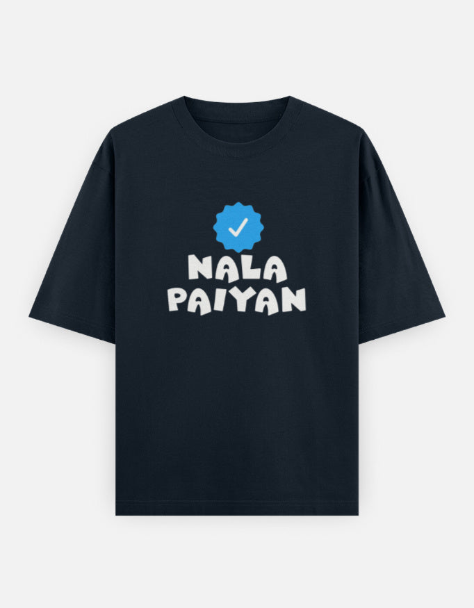 C-Labs Nala Paiyan Oversized Classic T-Shirt Navy Blue Front_1_c_3_d5b4d96d-8c91-4436-bef9-2d07a2148560