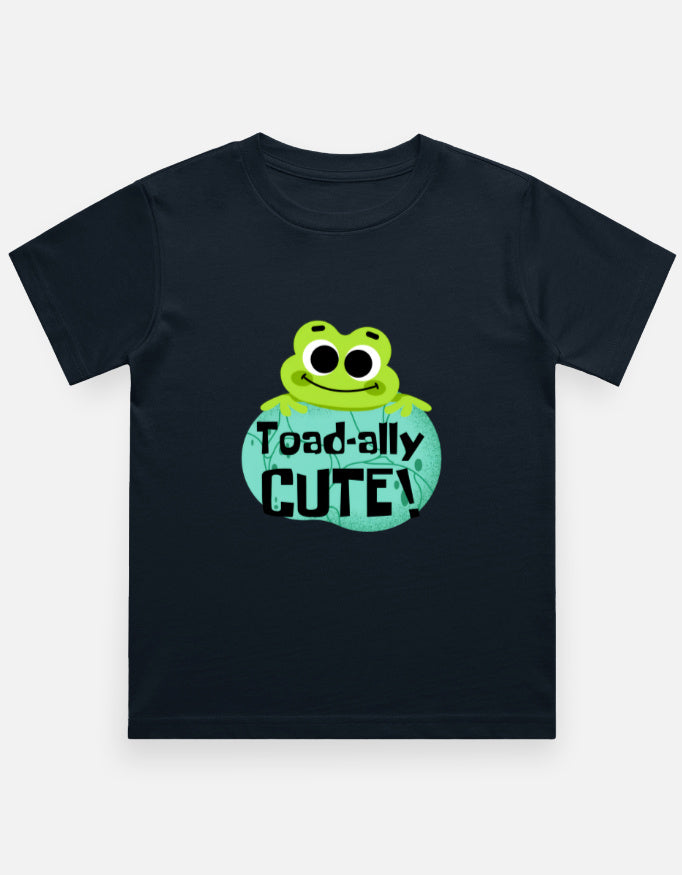 C-Labs Toadly-Cute Boy Classic Crew T-Shirt Navy Blue Front_1_c_3_dd989cae-39f5-4e2a-b8fd-61f2483ce15b