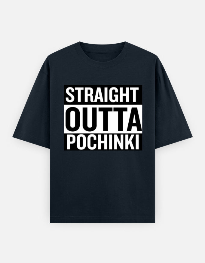 C-Labs Straight Outta Pochinki Oversized Classic T-Shirt Navy Blue Front_1_c_3_e10c1b80-f2b0-4e4f-b373-b27a1a9e81d8