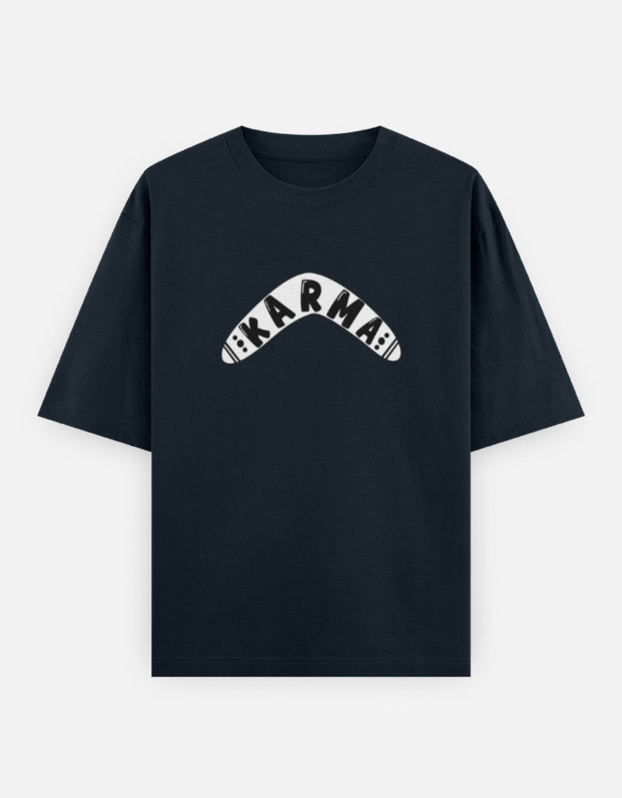C-Labs Karma Boomerang Oversized Classic T-Shirt Navy Blue Front_1_c_3_e3b8cedf-23c3-46c3-b890-81c9653a9142