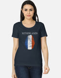 C-Labs Netherlands Women's Classic T-Shirt Navy Blue Front_1_c_3_e61da91f-f504-419c-9080-4b901667297a