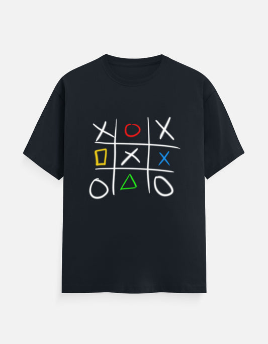 C-Labs Play Station XO Classic Crew T-Shirt Navy Blue Front_1_c_3_ed37541b-a2e9-4340-9374-c6695c8df286