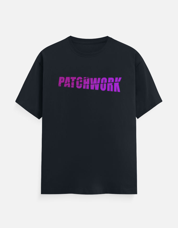 C-Labs Patchwork Classic Crew T-Shirt Navy Blue Front_1_c_3_ee241edc-119f-4af2-94d5-35e8f1d40703