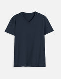 C-Labs C-Standard: V Neck T-Shirt V-Neck T-Shirt Navy Blue Front_1_c_3_f3678393-fade-41eb-9a62-4c1e3caa80b7