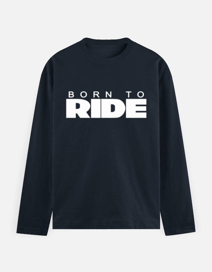 C-Labs Born To Ride Full Sleeve T-Shirt Navy Blue Front_1_c_3_f7e8e48a-6a30-4aa7-aed3-a710c662e7c3