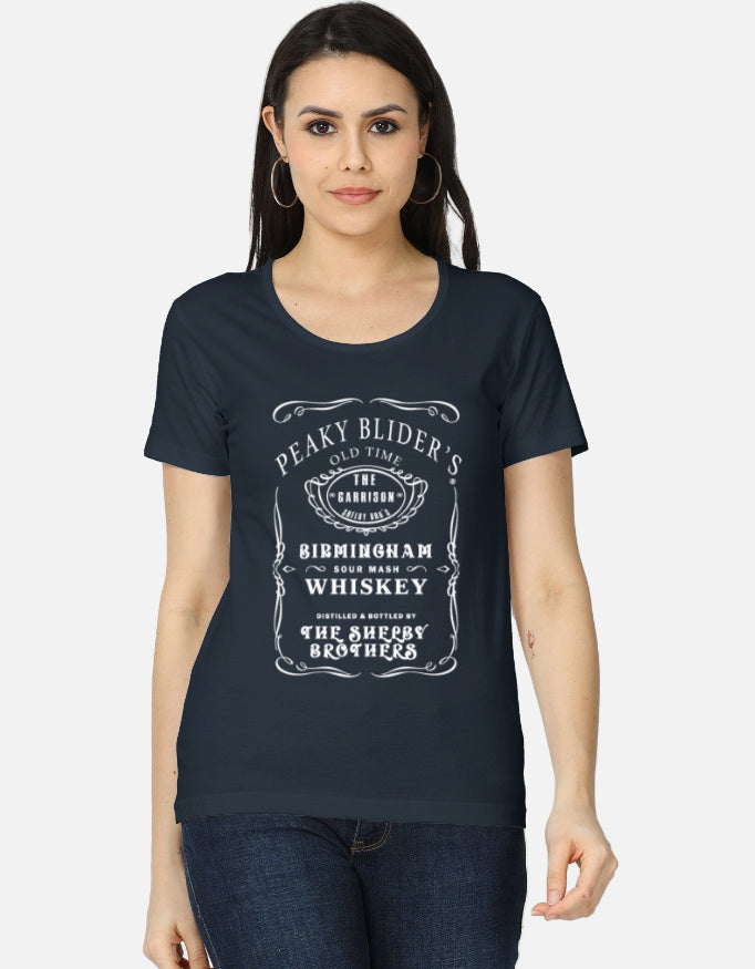C-Labs Peaky Blinders Women's Classic T-Shirt Navy Blue Front_1_c_3_fce5be8c-de14-47c8-93ce-e86106b2ef5a