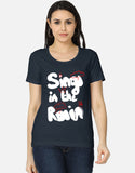 C-Labs Sing In The Rain Women's Classic T-Shirt Navy Blue Front_1_c_3_fe2b9721-0619-463d-984a-b01612da6703