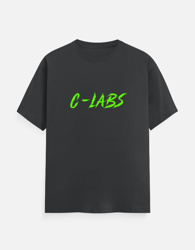 C-Labs C-LABS Neon Green Classic Crew T-Shirt Steel Grey Front_1_c_40_03966aa6-c515-40d0-a2f2-7b6587584602