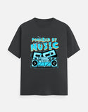 C-Labs Powered By Music Classic Crew T-Shirt Steel Grey Front_1_c_40_9bb6ed20-aa3f-4d5b-8441-bd50ecf6960d