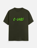 C-Labs C-LABS Neon Green Classic Crew T-Shirt Olive Green Front_1_c_41_03b5c2ac-bb48-4c2a-b860-3b98605e168f