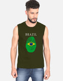 C-Labs Brazil Sleeveless T-Shirt Olive Green Front_1_c_41_0fec0937-d22e-420c-b3b3-435e5c83ba1c