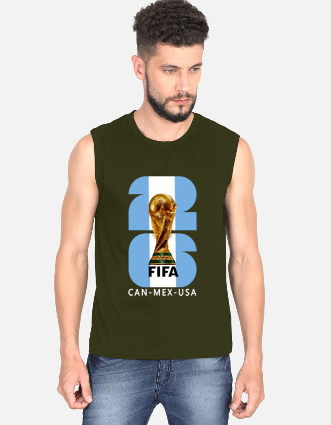 C-Labs Argentina 26 Sleeveless T-Shirt Olive Green Front_1_c_41_1fd71de0-72f4-49d7-8719-16f73e77633d