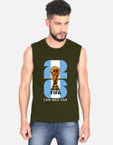 C-Labs Argentina 26 Sleeveless T-Shirt Olive Green Front_1_c_41_1fd71de0-72f4-49d7-8719-16f73e77633d