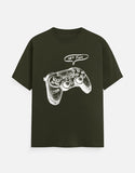 C-Labs Let's Play Classic Crew T-Shirt Olive Green Front_1_c_41_2c0b301e-5ba4-40e9-b691-2a532e693d26