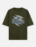 C-Labs Sarcastic World Oversized Classic T-Shirt Olive Green Front_1_c_41_317ed32f-a3f4-4b17-bc4c-a8a3516cefa2