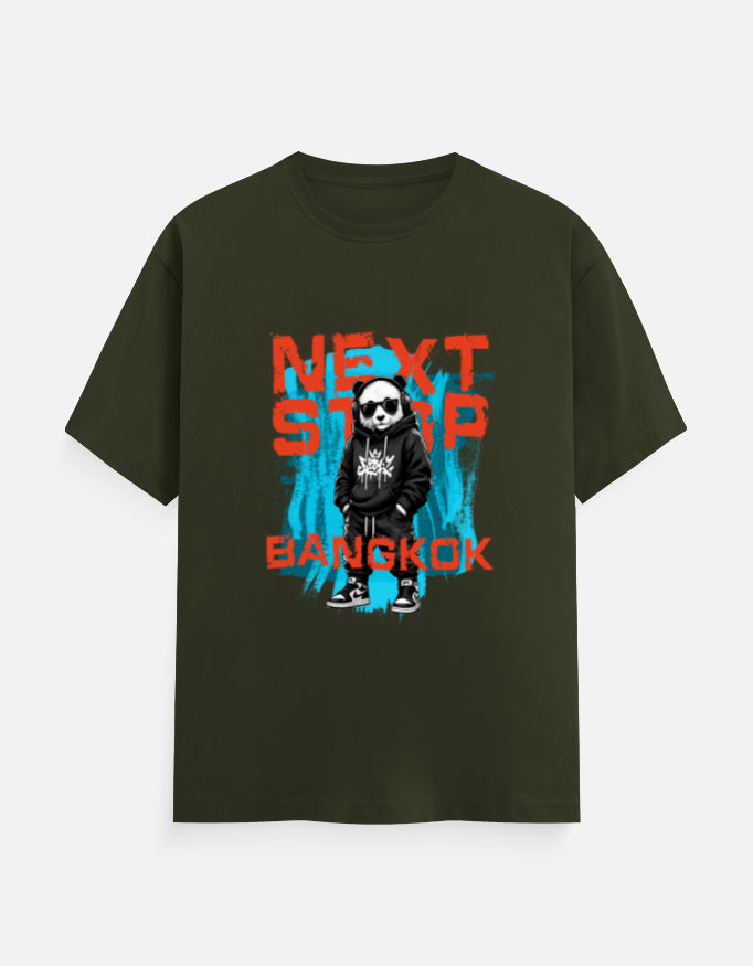 C-Labs Next Stop: Bangkok Classic Crew T-Shirt Olive Green Front_1_c_41_337849bd-ce54-4cb5-a9eb-d00bba84a850
