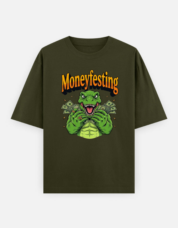C-Labs Moneyfesting Oversized Classic T-Shirt Olive Green Front_1_c_41_4461fcf0-d2e1-4735-87af-e153607ff157