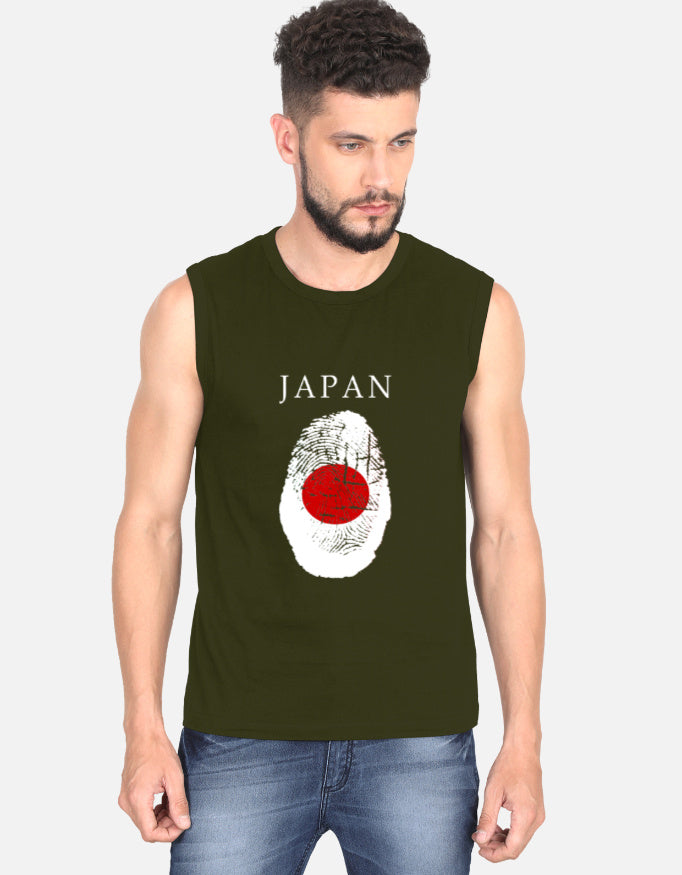C-Labs Japan Sleeveless T-Shirt Olive Green Front_1_c_41_652e7561-78d3-43f4-af21-a1bb78316a1e