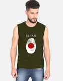 C-Labs Japan Sleeveless T-Shirt Olive Green Front_1_c_41_652e7561-78d3-43f4-af21-a1bb78316a1e