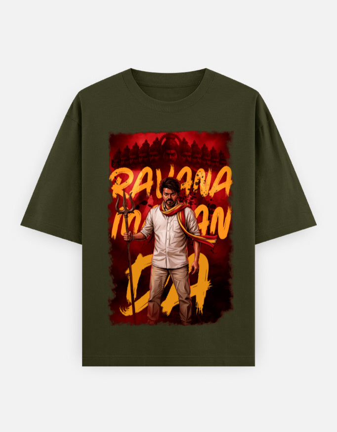 C-Labs Ravana Mavan Da Oversized Classic T-Shirt Olive Green Front_1_c_41_71c70135-0f62-40d4-bd33-1941bdb36d93