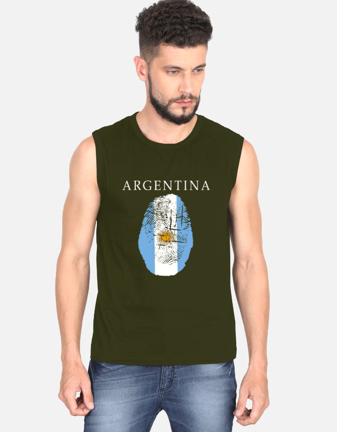 C-Labs Argentina Sleeveless T-Shirt Olive Green Front_1_c_41_834e794d-da09-417c-a5fb-0c257baec923