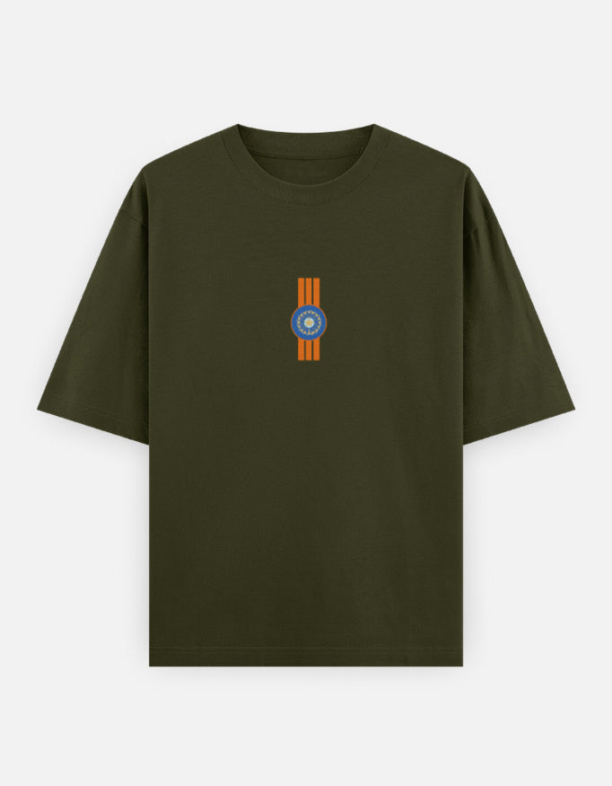 C-Labs I Bleed Blue Oversized Classic T-Shirt Olive Green Front_1_c_41_8c358845-5839-4979-8fdf-fc0340de4bd5