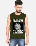 C-Labs Rap God Sleeveless T-Shirt Olive Green Front_1_c_41_97c368fe-91b5-4a70-aadf-1cc2aa4d7ae9