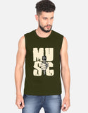 C-Labs Music Sleeveless T-Shirt Olive Green Front_1_c_41_9c4fe8ef-ff09-49e3-9029-efa95481f2a8
