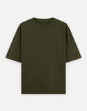 C-Labs C-Standard: Classic Oversized T-Shirt (Dark) Oversized Classic T-Shirt Olive Green Front_1_c_41_9e755e6d-7022-4d30-916c-316fd58acb8a