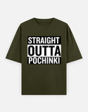C-Labs Straight Outta Pochinki Oversized Classic T-Shirt Olive Green Front_1_c_41_a34797ab-98f1-4d77-b5f8-a1d72788438f
