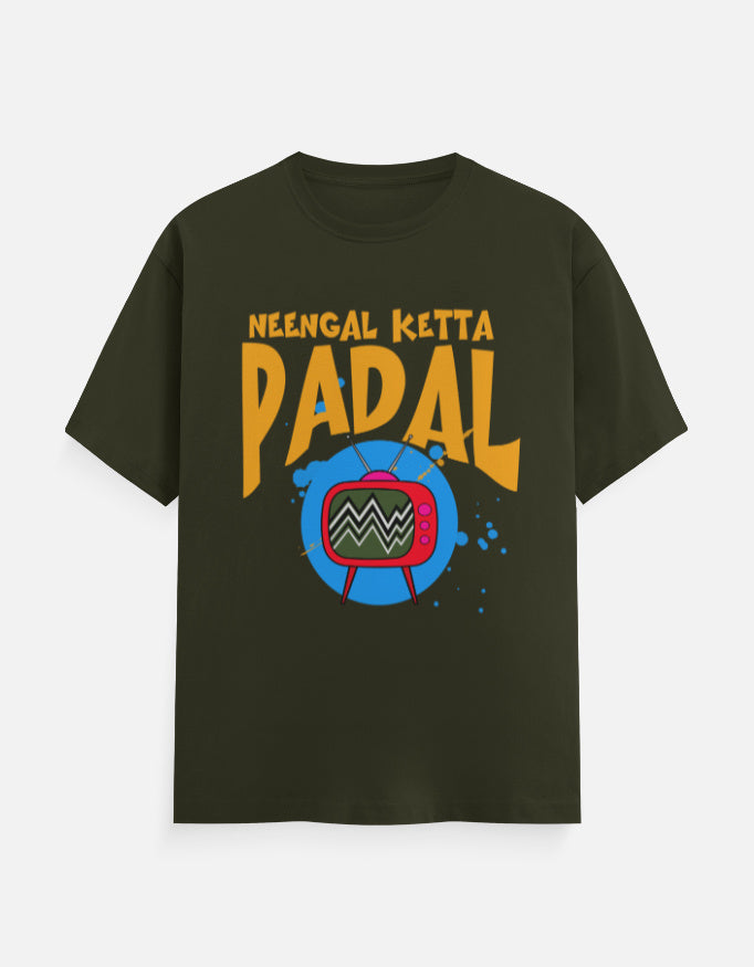 C-Labs Neengal Ketta Padal Classic Crew T-Shirt Olive Green Front_1_c_41_c010fce4-b3d3-4118-af37-ffb6a9c73e36