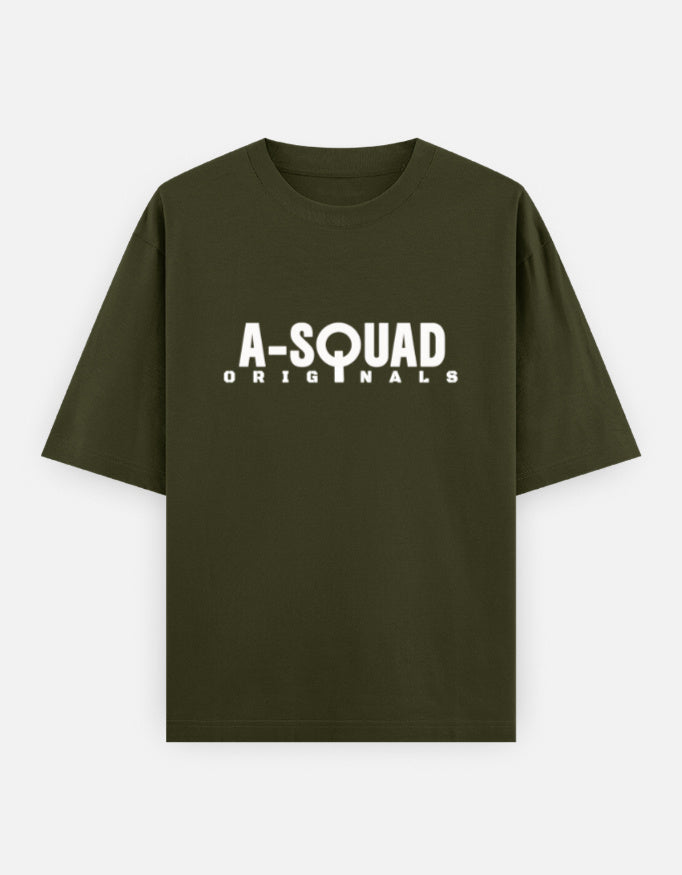 C-Labs A-Squad Oversized Classic T-Shirt Olive Green Front_1_c_41_c1111bdf-bafd-4493-a7c5-e83bd895e363