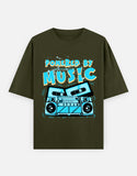 C-Labs Powered By Music Oversized Classic T-Shirt Olive Green Front_1_c_41_c21fdb28-98be-4b43-8cbd-5e12f1582e42
