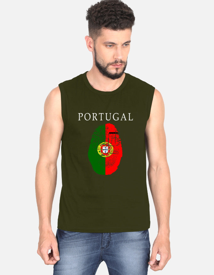 C-Labs Portugal Sleeveless T-Shirt Olive Green Front_1_c_41_c5338411-cbf8-4932-89a0-3dde315c2ffa