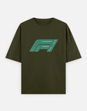 C-Labs F1 Oversized Classic T-Shirt Olive Green Front_1_c_41_ccde0e16-673f-436e-9530-3e6a9f079a35