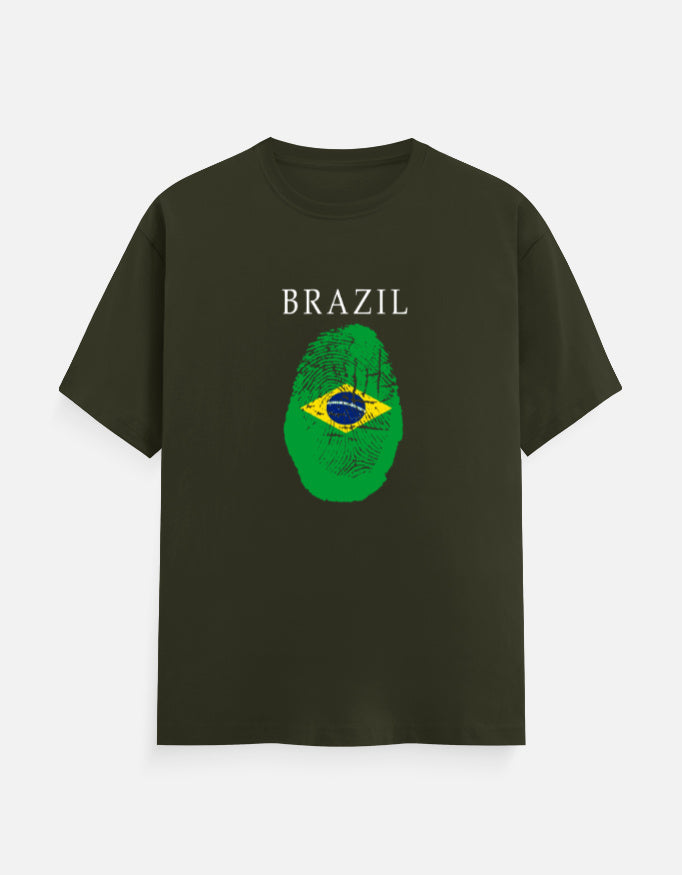 C-Labs Brazil Classic Crew T-Shirt Olive Green Front_1_c_41_cecbeac0-e658-452d-968c-0900412a6211