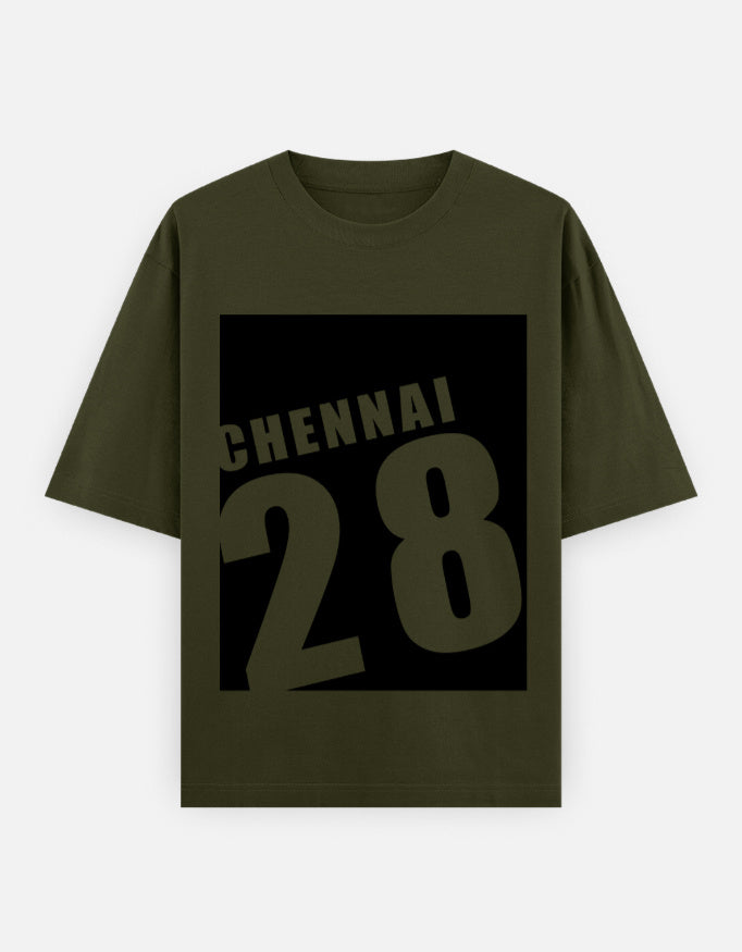 C-Labs Chennai 28 Oversized Classic T-Shirt Olive Green Front_1_c_41_d0131b4f-8114-4db9-8330-4ab0b7c7afc1