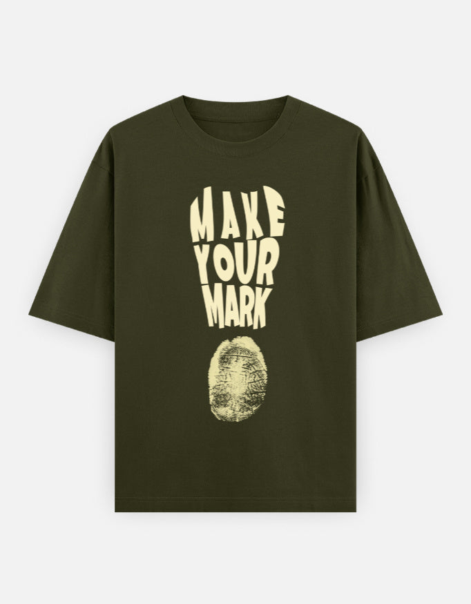 C-Labs Make Your Mark Oversized Classic T-Shirt Olive Green Front_1_c_41_d0fced88-38d6-418b-977a-92c36b37ab74