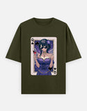 C-Labs Queen Spade Oversized Classic T-Shirt Olive Green Front_1_c_41_d27993a9-8f50-474e-979d-2c02e3cbd747