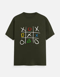 C-Labs Play Station XO Classic Crew T-Shirt Olive Green Front_1_c_41_ddb61707-a08a-48aa-8df6-08c34703bf6f