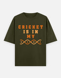 C-Labs Cricket is in my DNA Oversized Classic T-Shirt Olive Green Front_1_c_41_eb5ee5a5-d5bf-43fc-87d3-c881d515c167