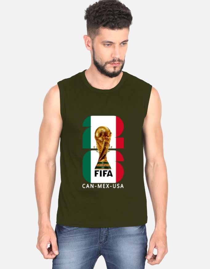 C-Labs Mexico 26 Sleeveless T-Shirt Olive Green Front_1_c_41_ecccf52a-3535-4fb1-9801-5c69be0ed322