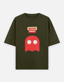C-Labs Pacman Oversized Classic T-Shirt Olive Green Front_1_c_41_f4faf3d8-aa6e-47e0-b8d2-82751d3f70a9