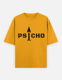 C-Labs PSYCHO Oversized Classic T-Shirt Mustard Yellow Front_1_c_43_0d8e231b-0c3e-464b-a55f-2994228b10f1