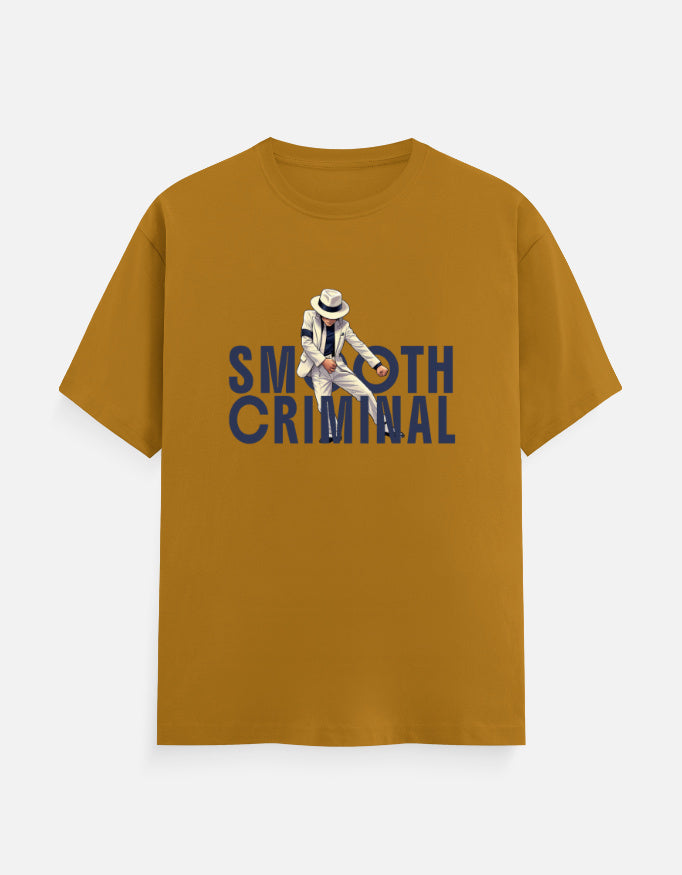 C-Labs Smooth Criminal Classic Crew T-Shirt Mustard Yellow Front_1_c_43_2090aab9-2f2b-40d0-a498-3bf3999b64af
