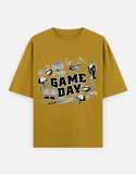 C-Labs Game Day CSK theme Oversized Classic T-Shirt Mustard Yellow Front_1_c_43_36842463-7391-4702-9dce-cd5b15e5ff60