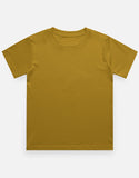 C-Labs C-Standard: Boy's T-Shirt (Light) Boy Classic Crew T-Shirt Mustard Yellow Front_1_c_43_38ad523c-e176-4787-8aff-6607de1b4c73