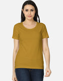 C-Labs C-Standard: Women's Classic T-Shirt (Dark) Women's Classic T-Shirt Mustard Yellow Front_1_c_43_4c5688b1-d28c-4d3e-bf5a-d91f65ef20f3