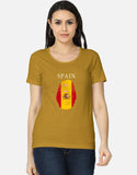 C-Labs Spain Women's Classic T-Shirt Mustard Yellow Front_1_c_43_4f60fb6a-9026-4b0d-84ca-4fd87093e987