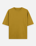 C-Labs C-Standard: Classic Oversized T-Shirt (Dark) Oversized Classic T-Shirt Mustard Yellow Front_1_c_43_5d9126d9-3740-427a-9478-32778483749b